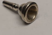Trompetenmundstück Made in England versilbert Trumpet Mouthpiece Silv #v1/142/24