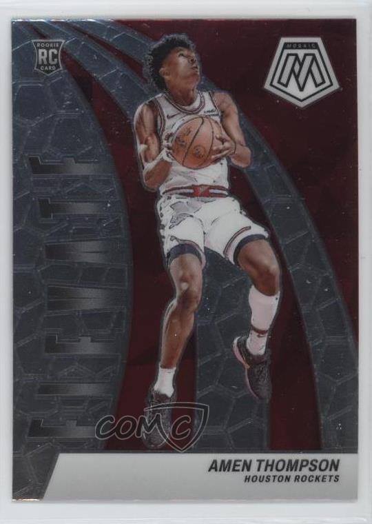 2023-24 Panini Mosaic Elevate Amen Thompson #13 Rookie RC 1bu3
