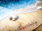 Ocean Resin Heart Wall Art Christian Faith Decor Handmade 12” x 12” — photo 2