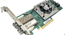 Dell QLogic 0H8T43 Dual Port 16Gbps SFP FC HBA QLE2662 High Profile