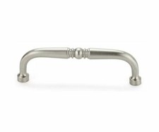 Alno Traditional Satin Nickel 3-1/2" Center to Center Handle Cabinet Pull