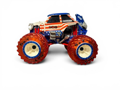 #ad MDG Custom Rare JCB Digatron Stars and Stripes Monster Jam 1:64 Pls Read $28.00