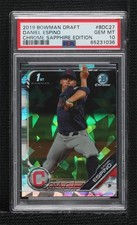 2019 Bowman Chrome Draft Sapphire Edition Daniel Espino PSA 10 GEM MT 10yf