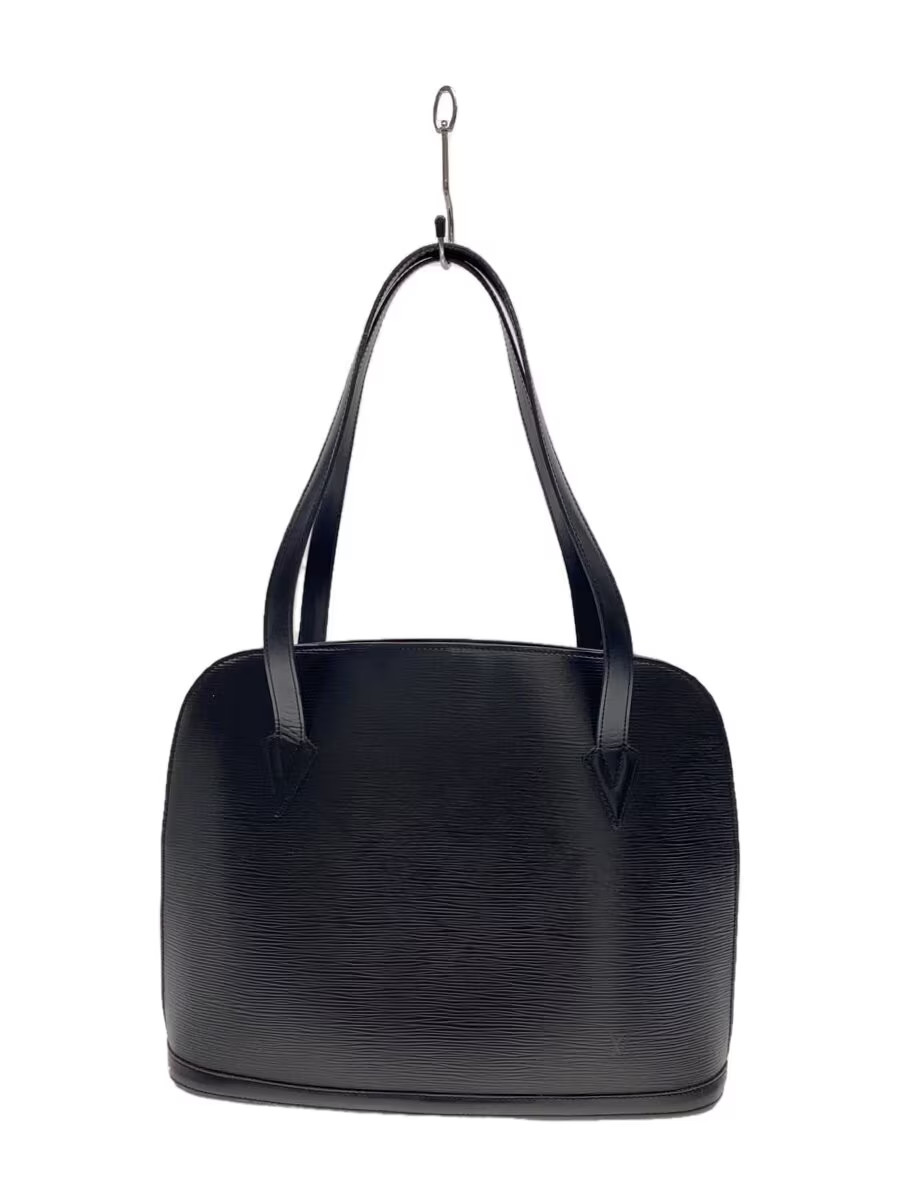 LOUIS VUITTON Rucksack Epi BLK Leather BLK