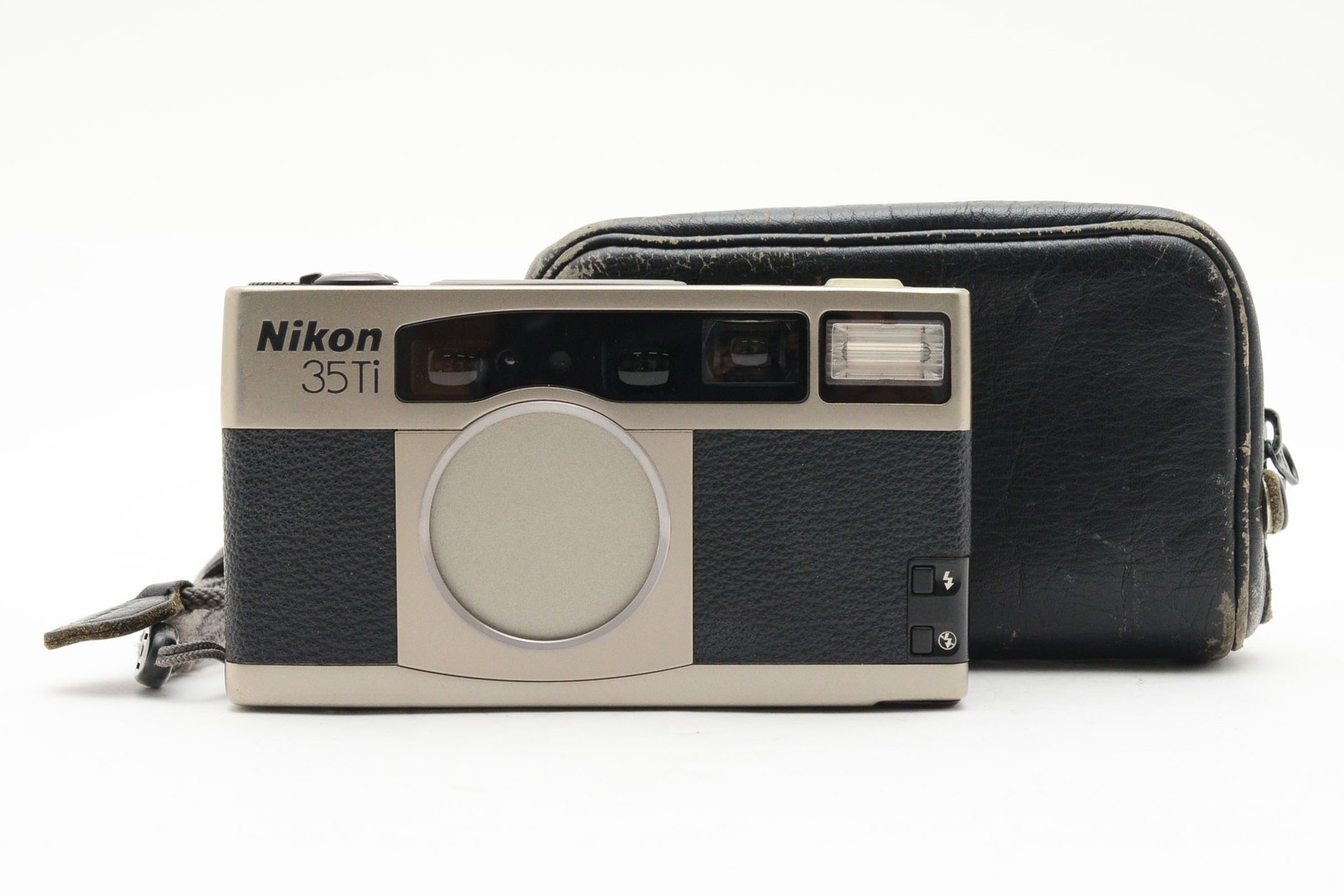 Meter works! [MINT w/case] Nikon 35 Ti Point & Shoot Film Camera From JAPAN