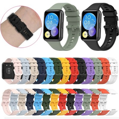 Für Huawei Watch Fit 2/Fit 2 Active Armband Sport Silikon Uhrenarmband Strap