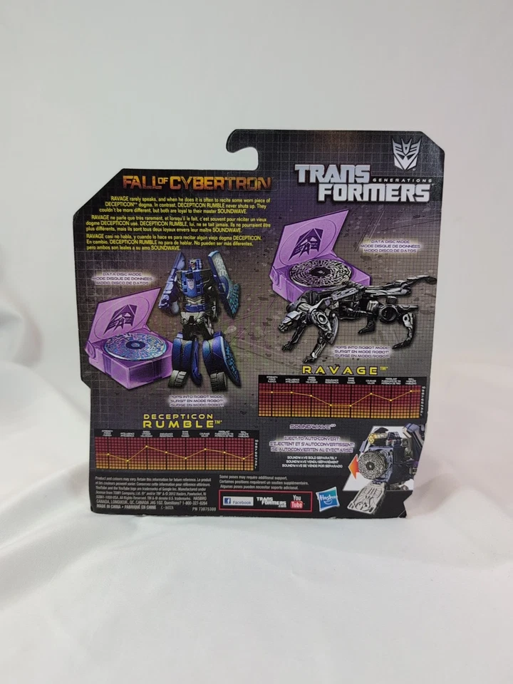 Transformers Generations Fall of Cybertron Ravage and Decepticon Rumble Set Nuevo Foto 2 de 2