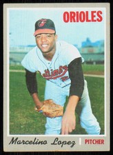 1970 Topps Marcelino Lopez Baltimore Orioles #344