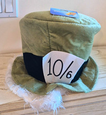 elope Alice in Wonderland Mad Hatter 10/6 Top Hat Costume One Size Green