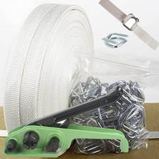 Banding Strapping Kit, Woven Cord Pallet Packaging Tool, Upgraded Strapping T...