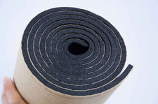 Black Car Van Liner Insulation 5mm Closed Cell Foam Adhesive Thin Thermal Liner
