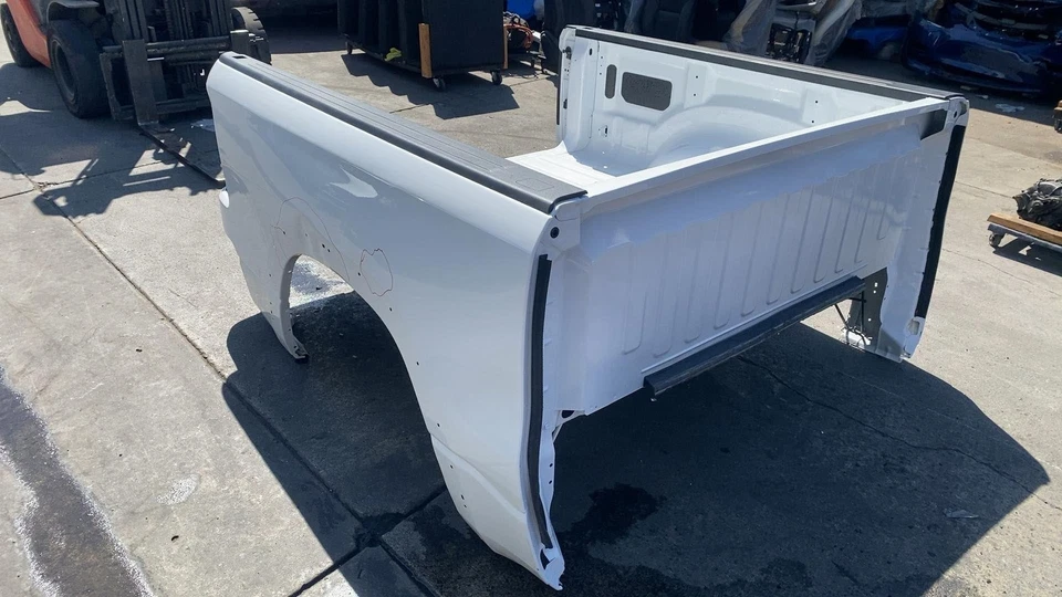 ⭕ Camión RAM 1500 2019-2025 QUINTA CABINA DOBLE PLATÓN LARGO CAJA DE CARGA 7,2" CARCASA BLANCA Foto 4 de 4