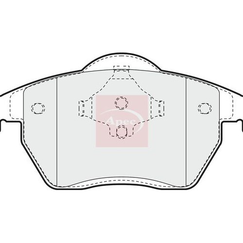 For SEAT ALHAMBRA 1996 to 2010 BRAKE PADS (FRONT) (R90) PAD875