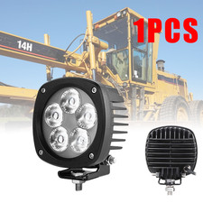 Equipment Work Lamp 50W LED Semi Round Flood Lights For Caterpillar Construction