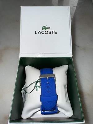 LACOSTE BLUE SILICONE STRAP MENS WATCH | eBay display picture 1