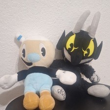 Cuphead & The Devil Plush Toy Set Video Game Characters