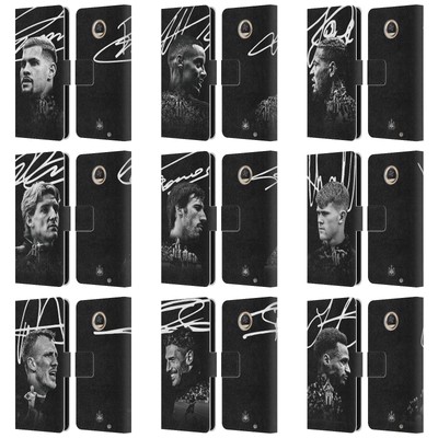 NEWCASTLE UNITED FOOTBALL CLUB 2024/25 FIRST TEAM LEATHER BOOK CASE FOR MOTOROLA