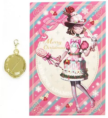 Identity V Helena Adams Postcard with Metal Charm Winter Limited Edition 14.7cm