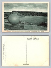 Verendrye, ND-North Dakota, David Thompson Monument Railway Vintage Postcard