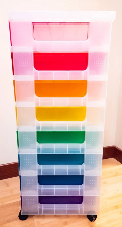 Really Useful Box Rainbow Color Art Drawer Tower - Image 2 of 4