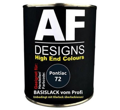 1L Autolack für Pontiac 72 Azul Posidon Perol.  Autolack Spritzfertig