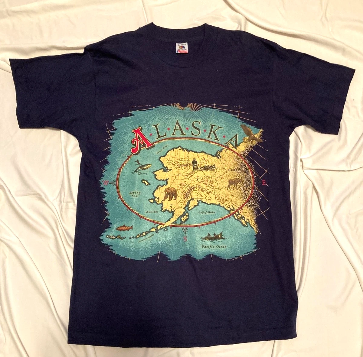 Vintage Alaska T Shirt In Men