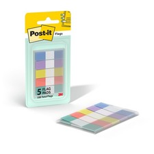 Post-it Flags, 0.47 in. x 1.7 in., One Dispenser 47" x 1.7", Pastel Colors
