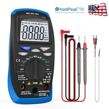Digital Multimeter True Rms AC/DC Voltmeter Ammeter Ohmmeter NCV Tester Portable