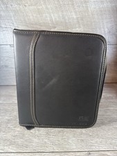 Case Logic Black Faux Leather 21 DVD Blu-ray Storage Binder Wallet Case