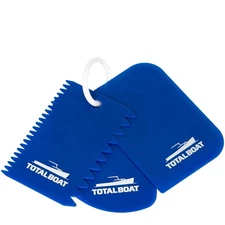 TotalBoat Flexible Resin Spreaders Set - Reusable Scrapers for Epoxy, Fillers, P