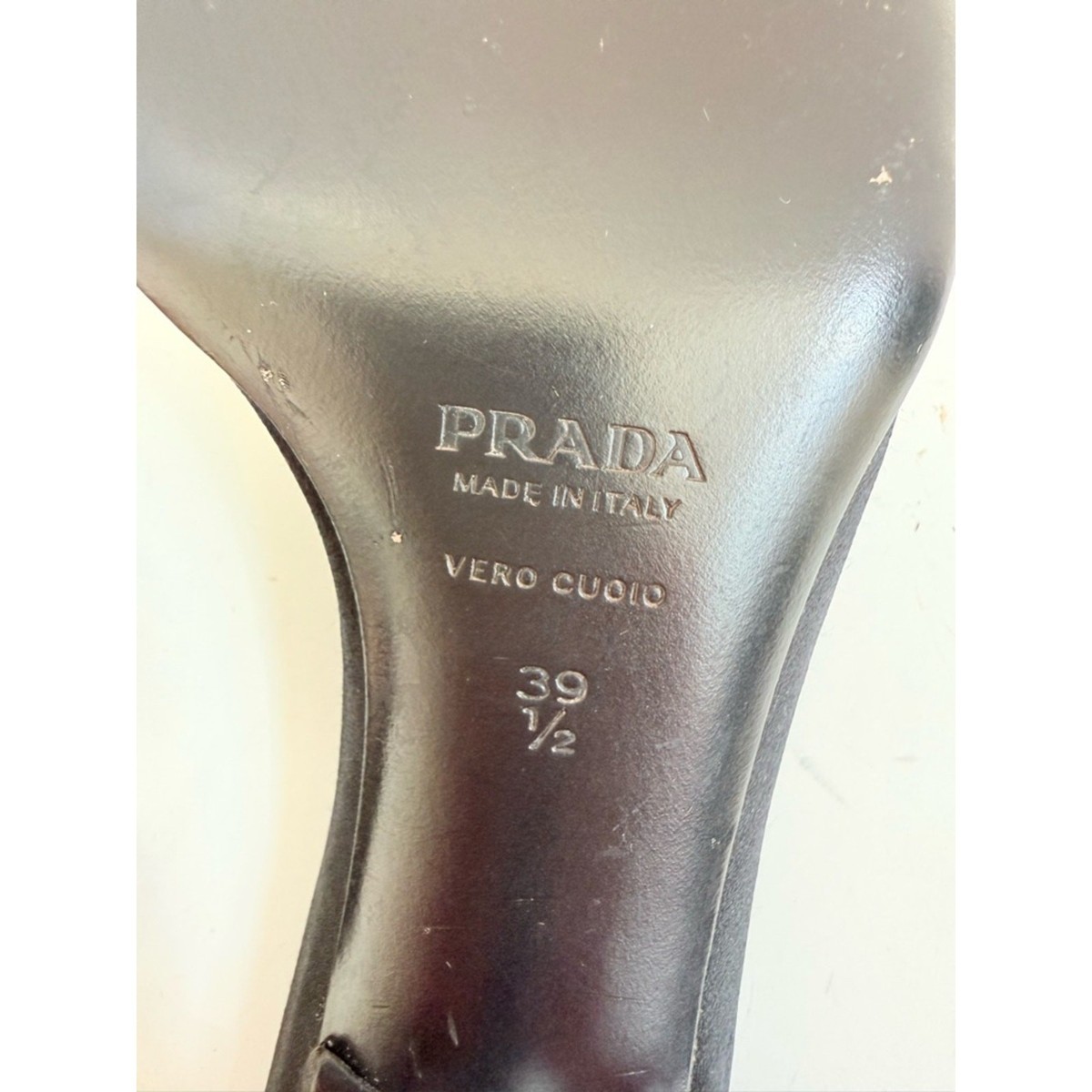 Prada Y2K Archive Satin Black Beaded Bow Kitten Heel mule EU 39.5