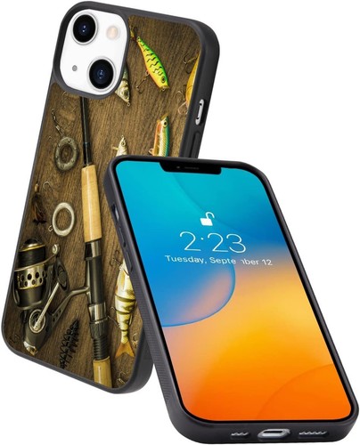 For iPhone SE XS XR Max 5 6 7 8 Plus Lake Fishing Lures Rods Anti scratch Cover - Picture 8 of 25