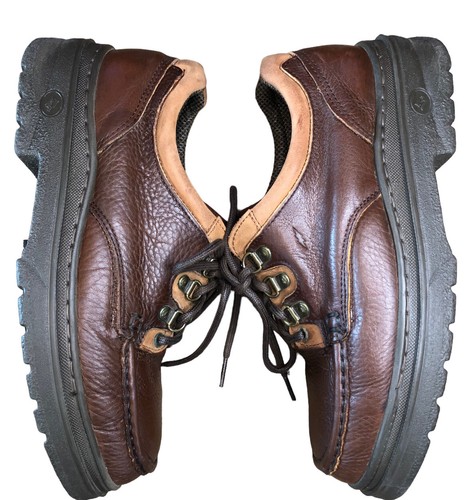 Men’s CAROLINA Work Shoes Boots Steel Toe Oxfords Brown Leather Size 6.5 2E 4122 - Picture 9 of 10