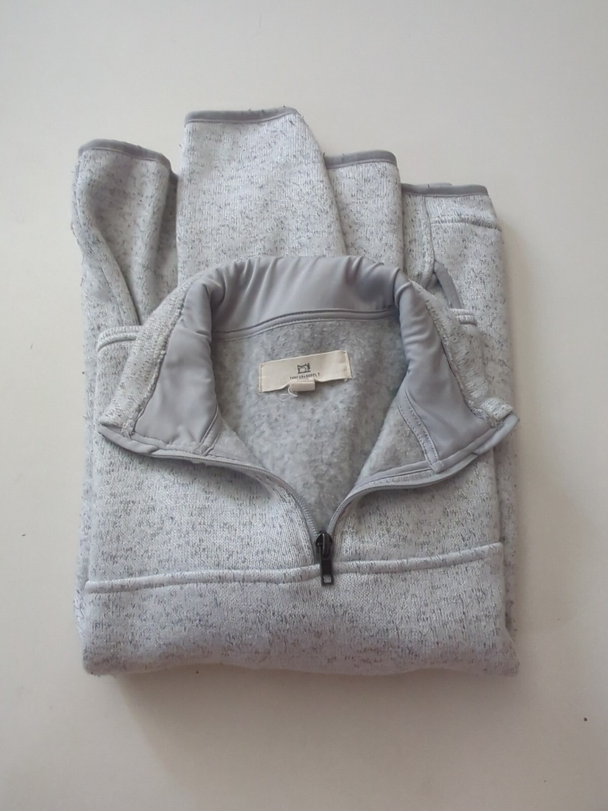 THREAD AND SUPPLY Light Gray Pullover IWomen's Si… - image 10