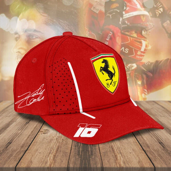 S cu d eria Fer rari x Charles Leclerc Classic Cap