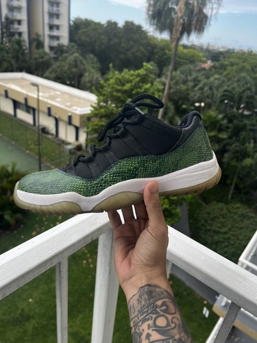 Size 9.5 - Air Jordan 11 Retro Low Nightshade (2014 Snake skin 🐍)