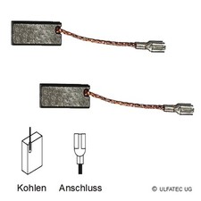 Spazzole di carbone Bosch GWS 6-110 E, GWS 6-115 E, GWS 6-115 - 5x8x17,5 mm (2187)