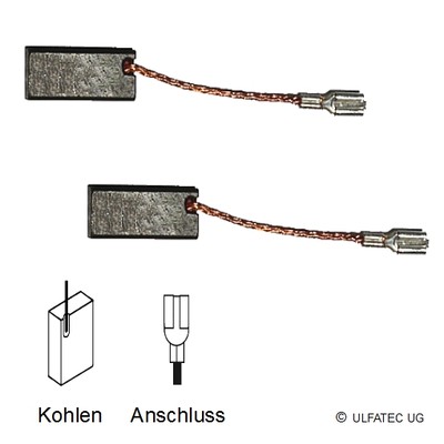 Kohlebürsten BOSCH GEX 150 TURBO, 1250 DEVS, GFF 22 A - 5x8x17,5mm (2187)