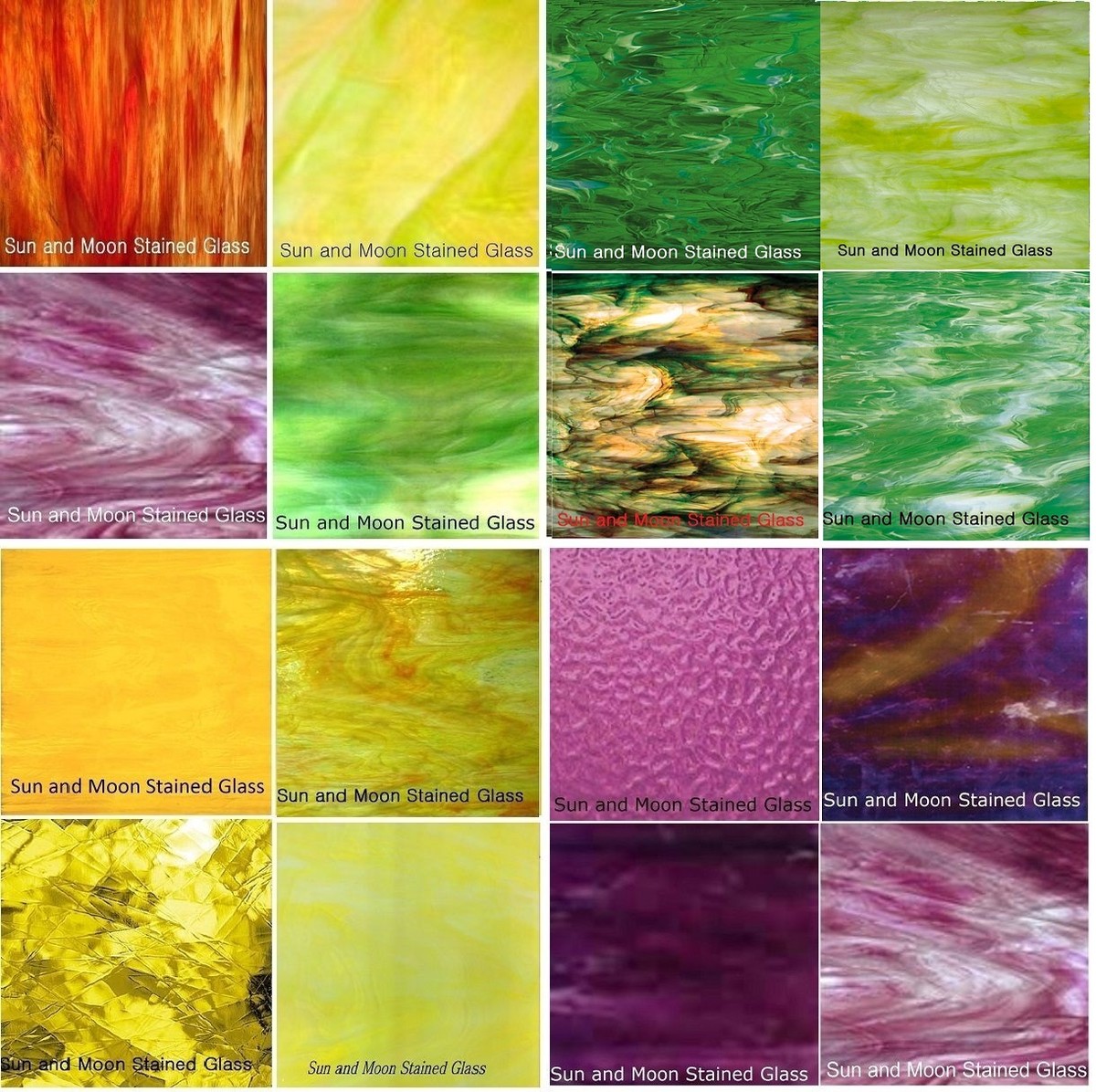 Colored Glass Sheets ASLAN® Farbfolie GlassColour Transparent Serie