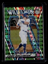 2021 Panini Mosaic Baseball Will To Win Green Prizm - Cody Bellinger #WTW1
