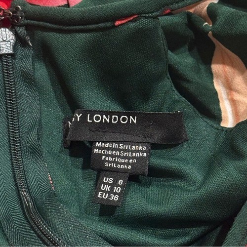 NUOVA tuta Maggy London Lottie floreale Halter cropped estate giardino taglia 6 - Foto 7 di 11