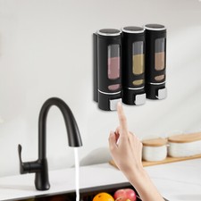 3-in-1 Soap Separator Shower Soap Dispenser Bathroom Hotel Shampoo Conditioner