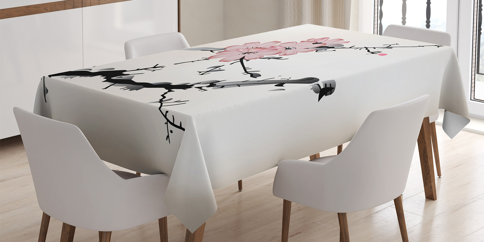 japanisch Tischdecke Aquarell-Kunst