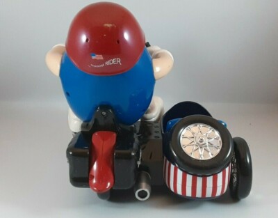 M&Ms Red White and Blue Freedom Rider Motorcycle with Side