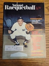 NATIONAL RACQUETBALL YOGI BERRA CATCHES RACQU...