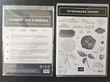 Stampin Up HYDRANGEA HAVEN  Coordinating FLOWERS DIES Retired