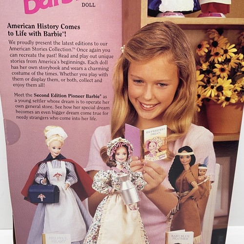 Muñeca PIONEER BARBIE American Stories Collection 2da Edición #14756 Mattel 1995 - Imagen 22 de 24