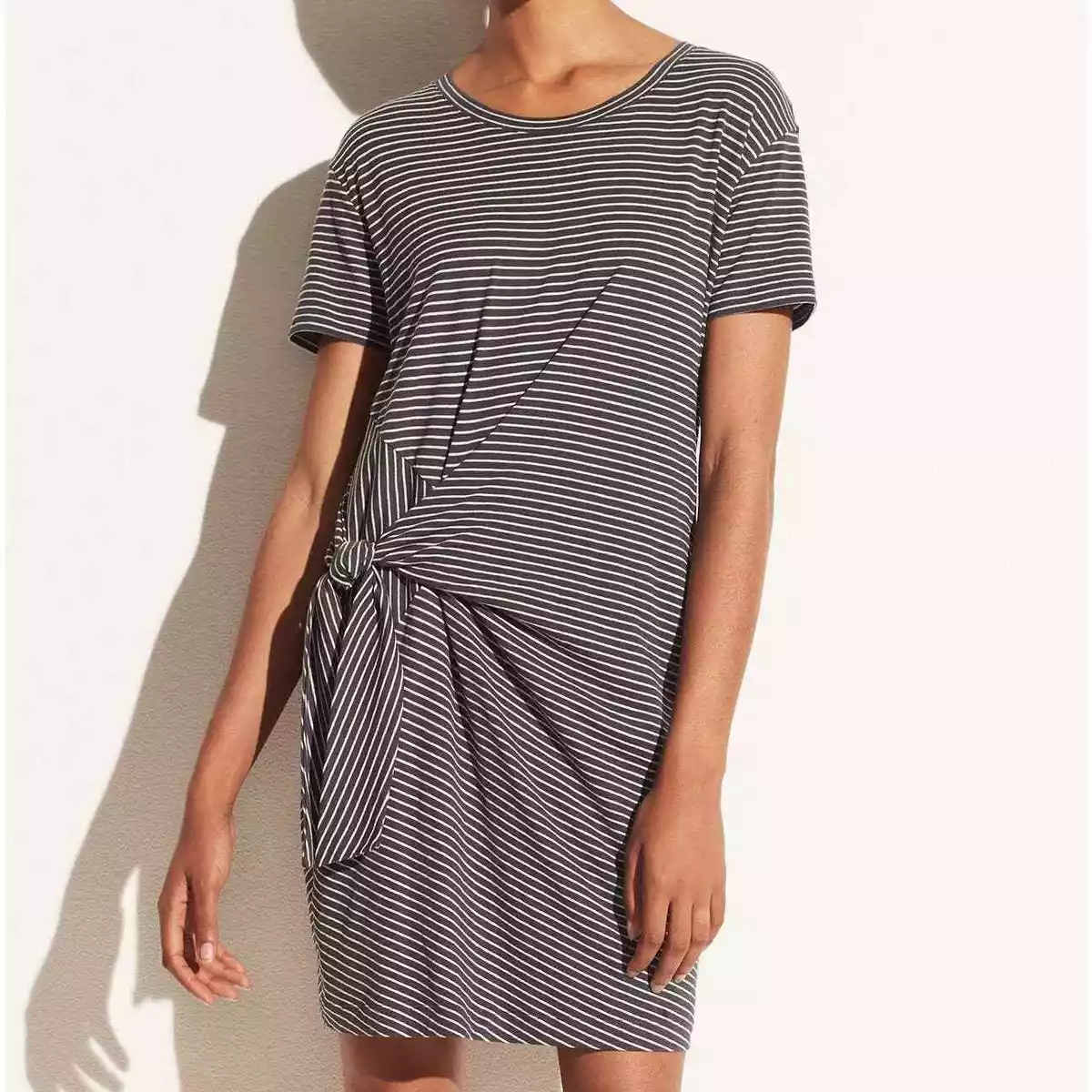 Vince striped clearance dress