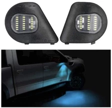 Jinfili A Pair Blue 24SMD Led Side Mirror Puddle Light Assembly Replacment Dodge