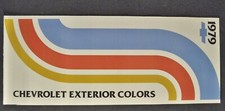 1979 Chevrolet Paint Chip Colors Brochure Camaro Caprice Malibu Nova Monte Carlo